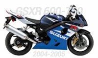 2004-2005 GSXR 600-750 Verkleidung