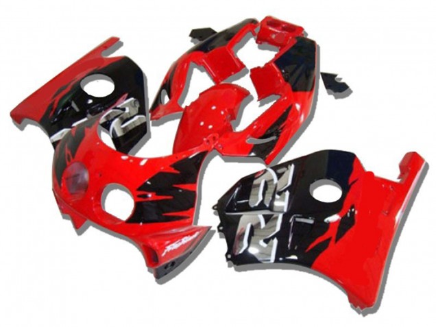 1990-1998 Rot Schwarz Silber Rr Honda CBR250RR Motorrad Verkleidungen 1990-1998 Rot Schwarz Silber Rr Honda CBR250RR Motorrad Verkleidungen