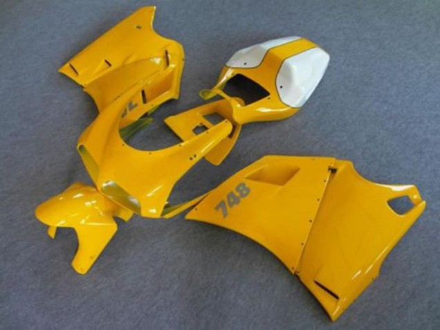 1993-2005 Gelb Glanz 748 Ducati 996 748 916 998 Motorrad Verkleidungen