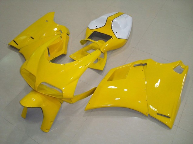 1993-2005 Gelb Glanz Ducati 996 748 916 998 Motorrad Verkleidungen