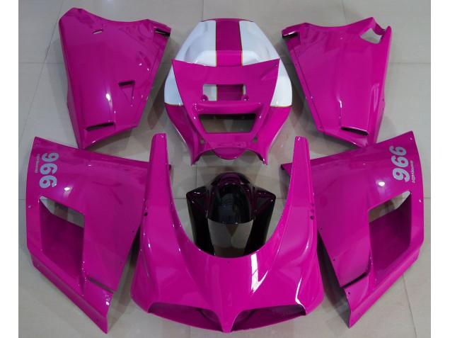 1993-2005 Glanzrosa Ducati 996 748 916 998 Motorrad Verkleidungen