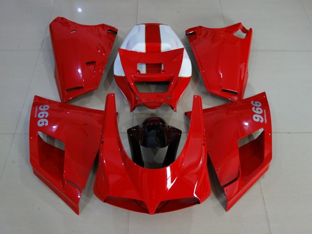 1993-2005 Rot Glänzend Ducati 996 748 916 998 Motorrad Verkleidungen