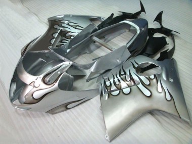 1996-2007 Silber Flamme Honda CBR1100XX Motorrad Verkleidungen