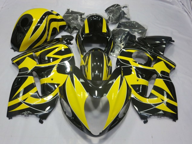1997-2007 Gelb & Schwarz Suzuki GSXR 1300 Motorrad Verkleidungen 1997-2007 Gelb & Schwarz Suzuki GSXR 1300 Motorrad Verkleidungen