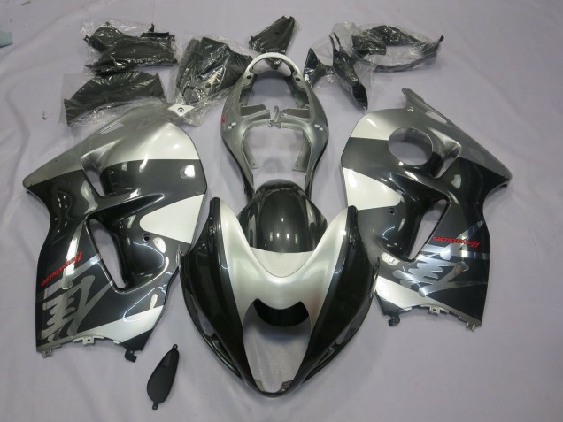 1997-2007 Grau & Silber Suzuki GSXR 1300 Motorrad Verkleidungen 1997-2007 Grau & Silber Suzuki GSXR 1300 Motorrad Verkleidungen