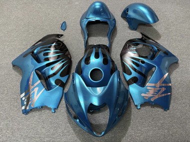 1997-2007 Himmelblau & Schwarz Suzuki GSXR 1300 Motorrad Verkleidungen