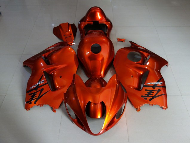 1997-2007 Kräftiges Orange Glänzend Suzuki GSXR 1300 Motorrad Verkleidungen 1997-2007 Kräftiges Orange Glänzend Suzuki GSXR 1300 Motorrad Verkleidungen
