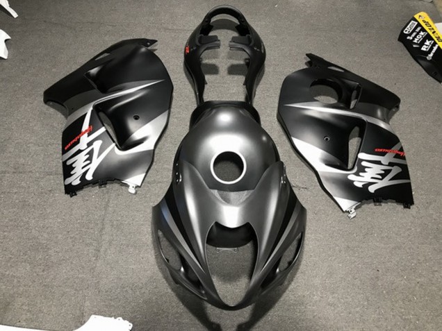 1997-2007 Matt Silber / Schwarz Suzuki GSXR 1300 Motorrad Verkleidungen