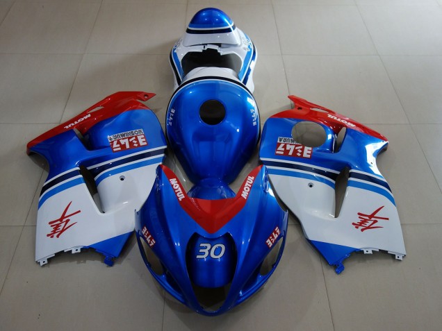 1997-2007 Ozeanblau & Logos Suzuki GSXR 1300 Motorrad Verkleidungen 1997-2007 Ozeanblau & Logos Suzuki GSXR 1300 Motorrad Verkleidungen