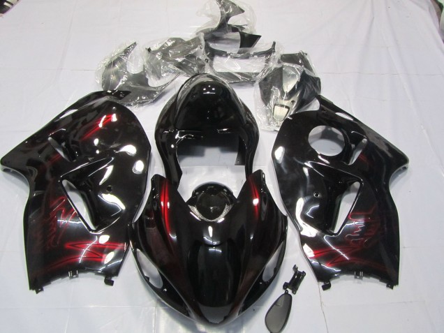1997-2007 Rot Tiefglanz Suzuki GSXR 1300 Motorrad Verkleidungen 1997-2007 Rot Tiefglanz Suzuki GSXR 1300 Motorrad Verkleidungen