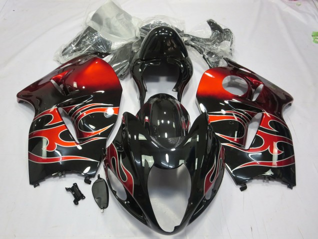 1997-2007 Rot Wirbel Suzuki GSXR 1300 Motorrad Verkleidungen
