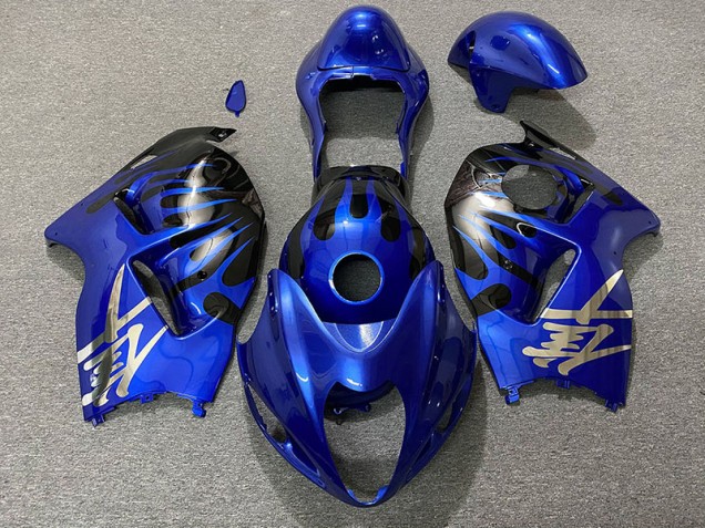 1997-2007 Tiefes Blau & Schwarz Suzuki GSXR 1300 Motorrad Verkleidungen 1997-2007 Tiefes Blau & Schwarz Suzuki GSXR 1300 Motorrad Verkleidungen