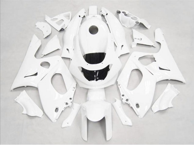 1998-2007 Glänzend Weiß Yamaha YZF600 Motorrad Verkleidungen