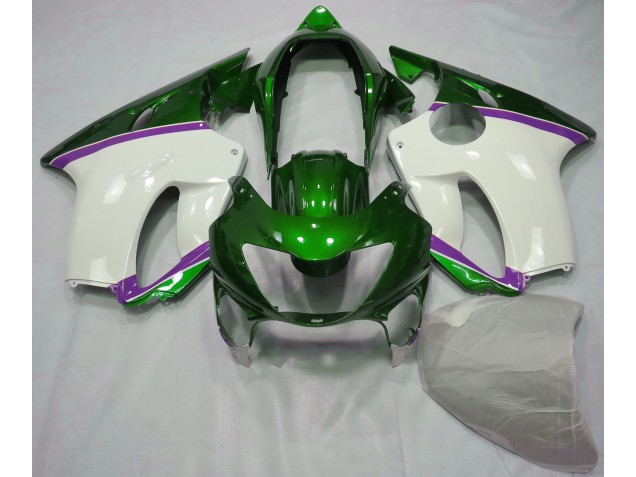 1999-2000 Eidechsengrün & Lila Honda CBR600 F4 Motorrad Verkleidungen