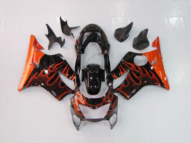 1999-2000 Orange Flamme Honda CBR600 F4 Motorrad Verkleidungen