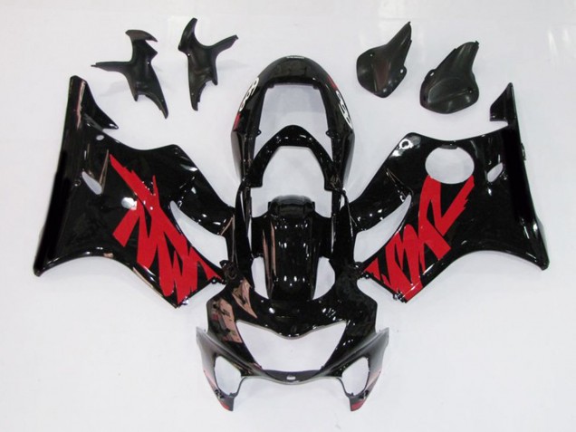 1999-2000 Schwarz Rot Glänzend Aufkleber Honda CBR600 F4 Motorrad Verkleidungen 1999-2000 Schwarz Rot Glänzend Aufkleber Honda CBR600 F4 Motorrad Verkleidungen