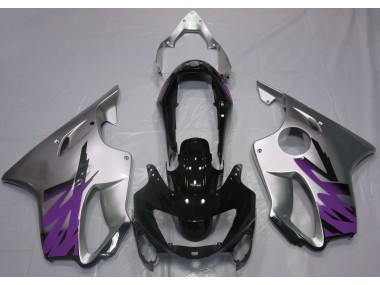 1999-2000 Silber Glänzend & Lila Honda CBR600 F4 Motorrad Verkleidungen
