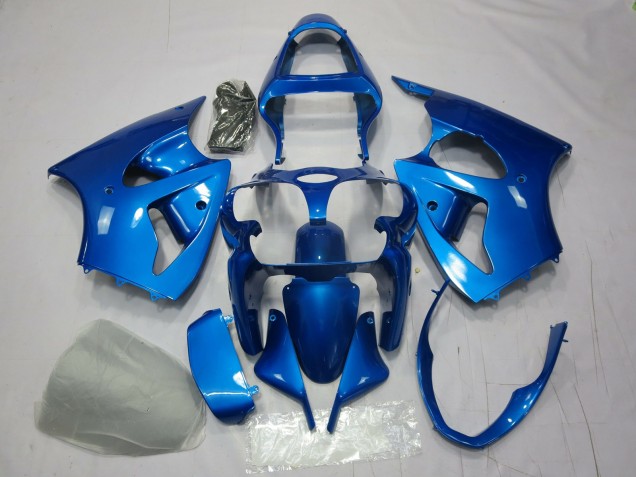 2000-2002 Blau Kawasaki ZX6R Motorrad Verkleidungen
