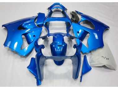 2000-2002 Leuchtendes Blau Kawasaki ZX6R Motorrad Verkleidungen