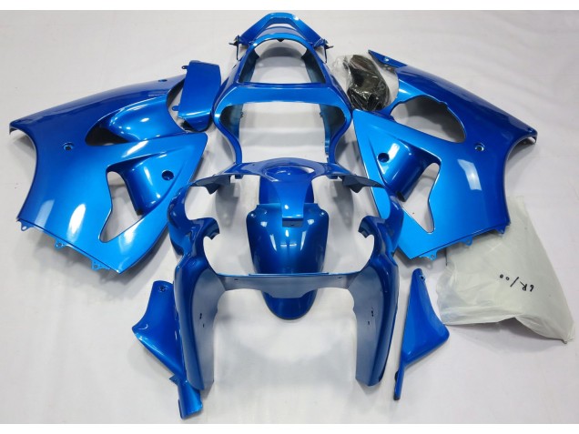 2000-2002 Leuchtendes Blau Kawasaki ZX6R Motorrad Verkleidungen