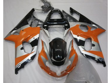 2000-2002 Orange Silber OEM Stil Suzuki GSXR 1000 Motorrad Verkleidungen