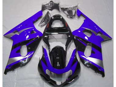 2001-2003 Blau OEM Stil Suzuki GSXR 600-750 Motorrad Verkleidungen