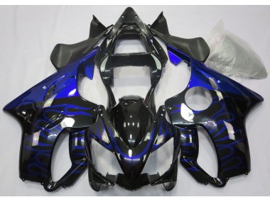 2001-2003 Blaue Flamme Honda CBR600 F4i Motorrad Verkleidungen