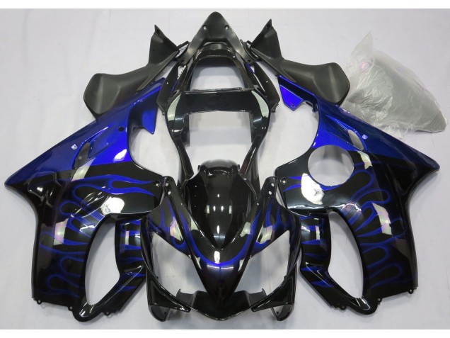 2001-2003 Blaue Flamme Honda CBR600 F4i Motorrad Verkleidungen