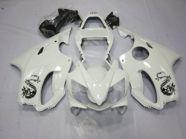 2001-2003 Dragon White Honda CBR600 F4i Motorrad Verkleidungen 2001-2003 Dragon White Honda CBR600 F4i Motorrad Verkleidungen