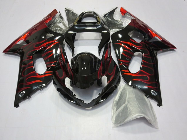 2001-2003 Gelb Jordan Suzuki GSXR 600-750 Motorrad Verkleidungen 2001-2003 Gelb Jordan Suzuki GSXR 600-750 Motorrad Verkleidungen
