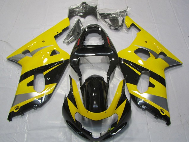 2001-2003 Gelb OEM Stil Suzuki GSXR 600-750 Motorrad Verkleidungen