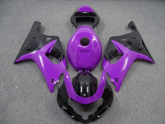 2001-2003 Glanz Lila & Schwarz Suzuki GSXR 600-750 Motorrad Verkleidungen