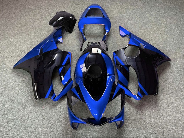 2001-2003 Glänzend Blau & Schwarz Honda CBR600 F4i Motorrad Verkleidungen 2001-2003 Glänzend Blau & Schwarz Honda CBR600 F4i Motorrad Verkleidungen
