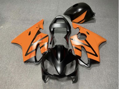 2001-2003 Matt Schwarz & Orange Honda CBR600 F4i Motorrad Verkleidungen