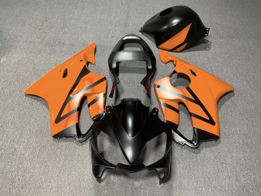 2001-2003 Matt Schwarz & Orange Honda CBR600 F4i Motorrad Verkleidungen