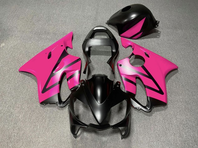 2001-2003 Matt Schwarz & Pink Honda CBR600 F4i Motorrad Verkleidungen