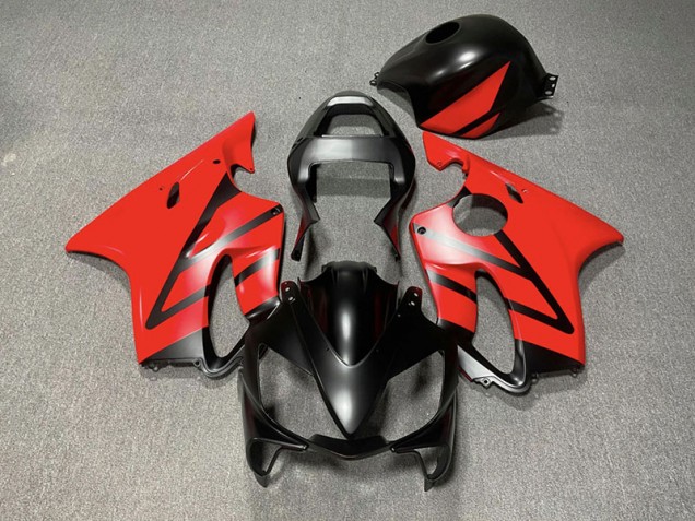 2001-2003 Matt Schwarz & Rot Honda CBR600 F4i Motorrad Verkleidungen 2001-2003 Matt Schwarz & Rot Honda CBR600 F4i Motorrad Verkleidungen