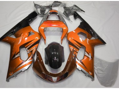 2001-2003 Orange & Silber Suzuki GSXR 600-750 Motorrad Verkleidungen