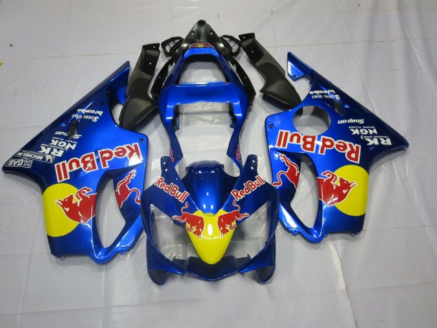 2001-2003 Rot Bull-Design Honda CBR600 F4i Motorrad Verkleidungen 2001-2003 Rot Bull-Design Honda CBR600 F4i Motorrad Verkleidungen