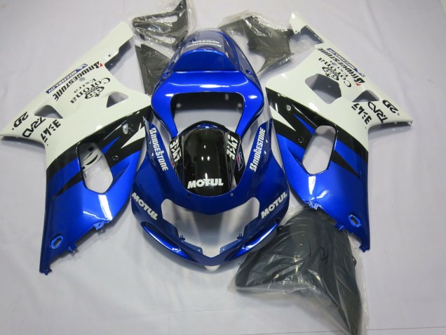 2001-2003 Rot Movistar Suzuki GSXR 600-750 Motorrad Verkleidungen