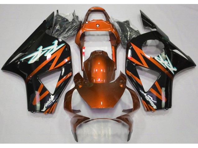2002-2003 Elektrisches Orange Honda CBR954RR Motorrad Verkleidungen