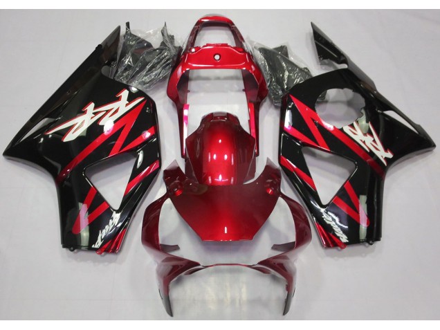 2002-2003 Elektrisches Rot Honda CBR954RR Motorrad Verkleidungen
