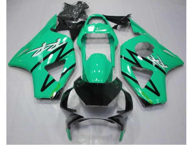 2002-2003 Glänzendes Blaugrün Honda CBR954RR Motorrad Verkleidungen