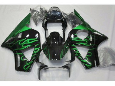 2002-2003 Grün Flamme Honda CBR954RR Motorrad Verkleidungen