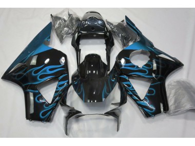 2002-2003 Hellblau Flamme Honda CBR954RR Motorrad Verkleidungen