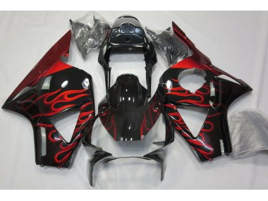 2002-2003 Rot Flamme Honda CBR954RR Motorrad Verkleidungen