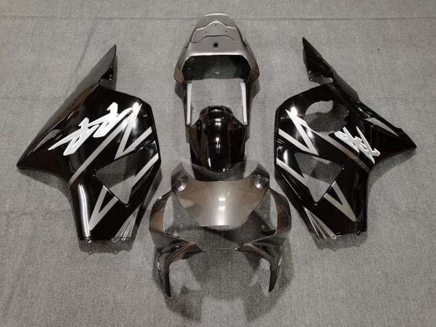 2002-2003 Silber Glänzend & Schwarz Honda CBR954RR Motorrad Verkleidungen