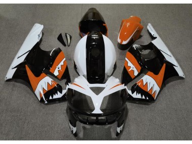 2002-2005 Orange Hai Kawasaki ZX12R Motorrad Verkleidungen