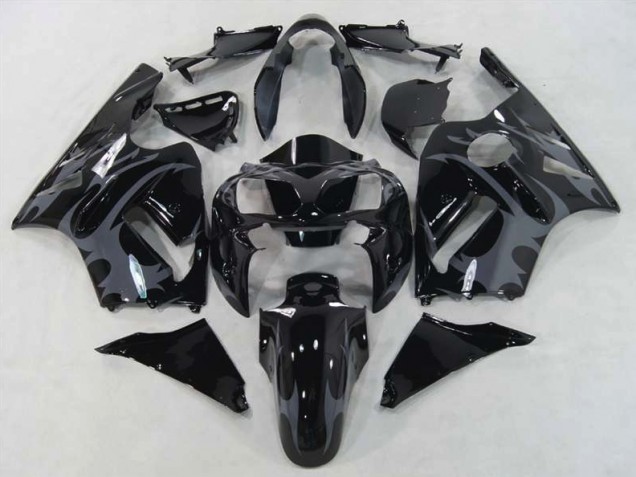 2002-2005 Schwarz Weiß & Blau Kawasaki ZX12R Motorrad Verkleidungen