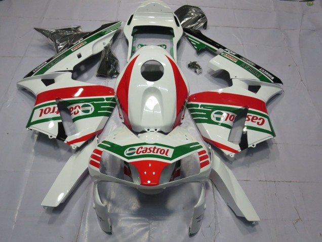 2003-2004 Castrol Honda CBR600RR Motorrad Verkleidungen 2003-2004 Castrol Honda CBR600RR Motorrad Verkleidungen